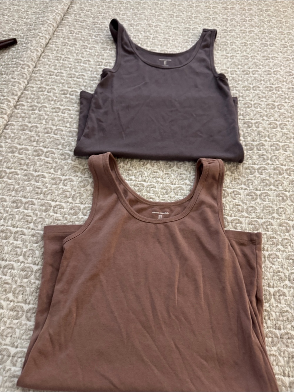 Amazon Essentials Women’s Tank Tops in Dark Brown and Cocoa